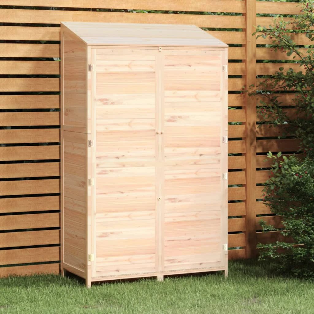 vidaXL Garden Shed 55x52x112 cm Solid Wood Fir by vidaXL