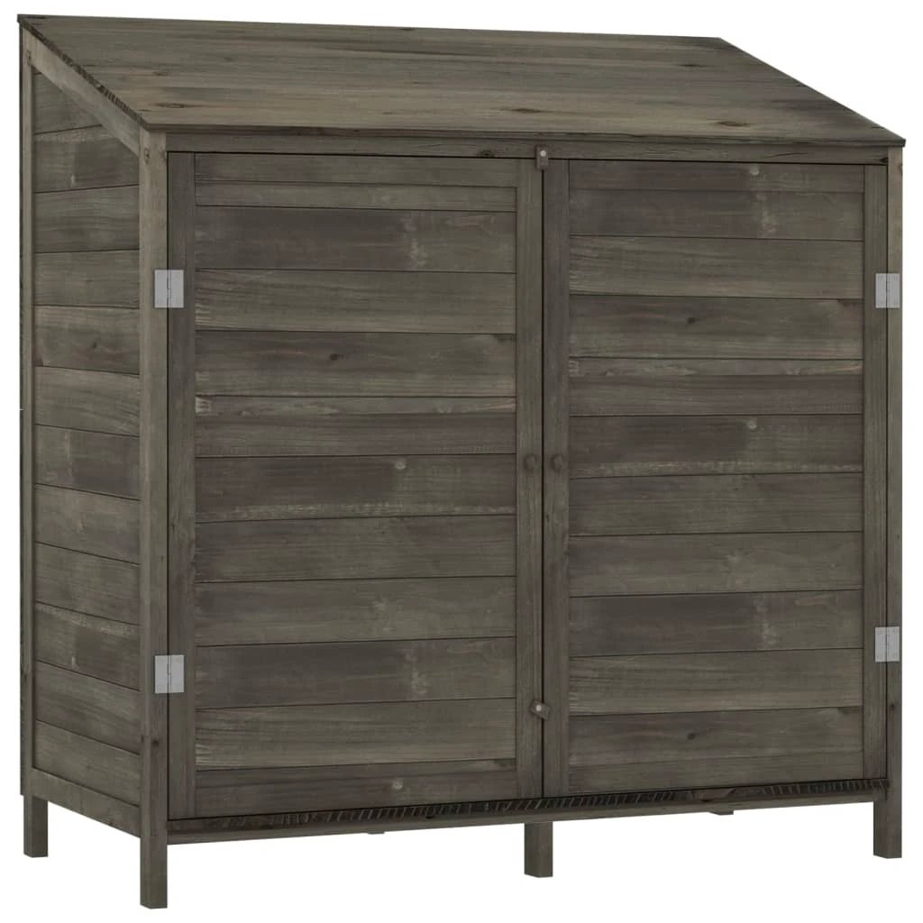 vidaXL Garden Shed 55x52x112 cm Solid Wood Fir by vidaXL