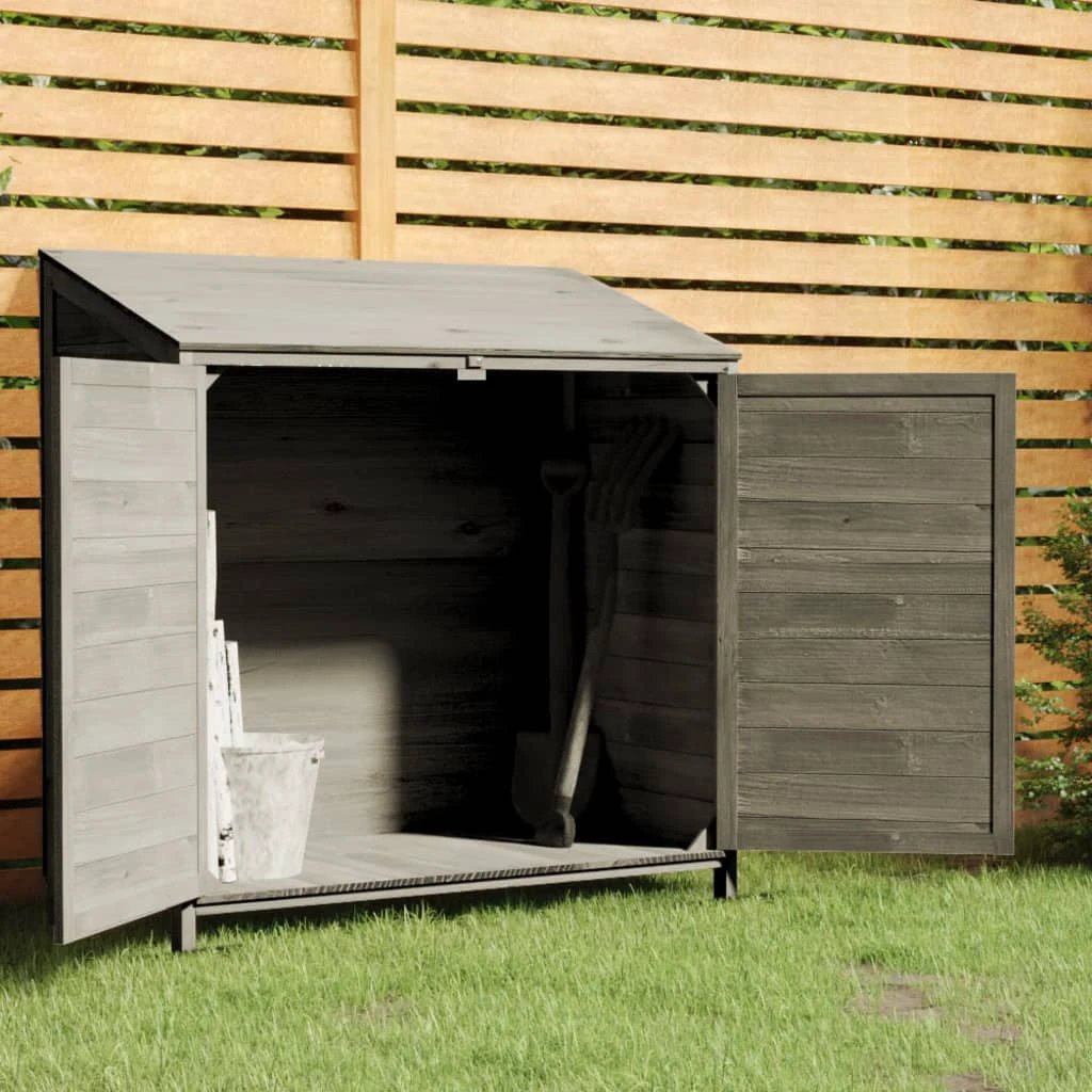 vidaXL Garden Shed 55x52x112 cm Solid Wood Fir by vidaXL