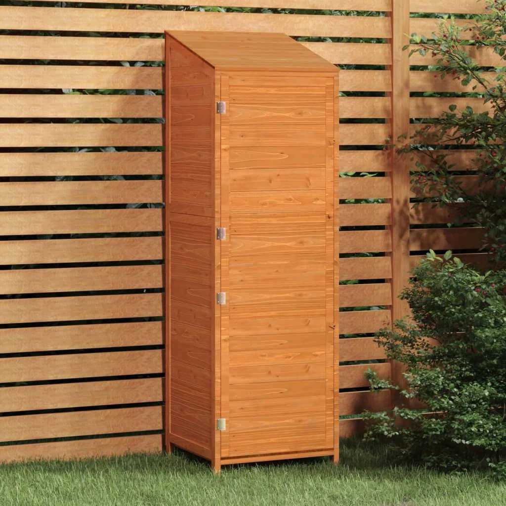 vidaXL Garden Shed 55x52x112 cm Solid Wood Fir - Garden Shed