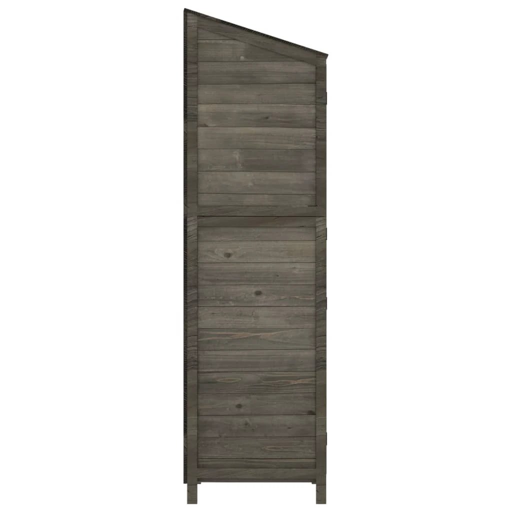 vidaXL Garden Shed 55x52x112 cm Solid Wood Fir by vidaXL