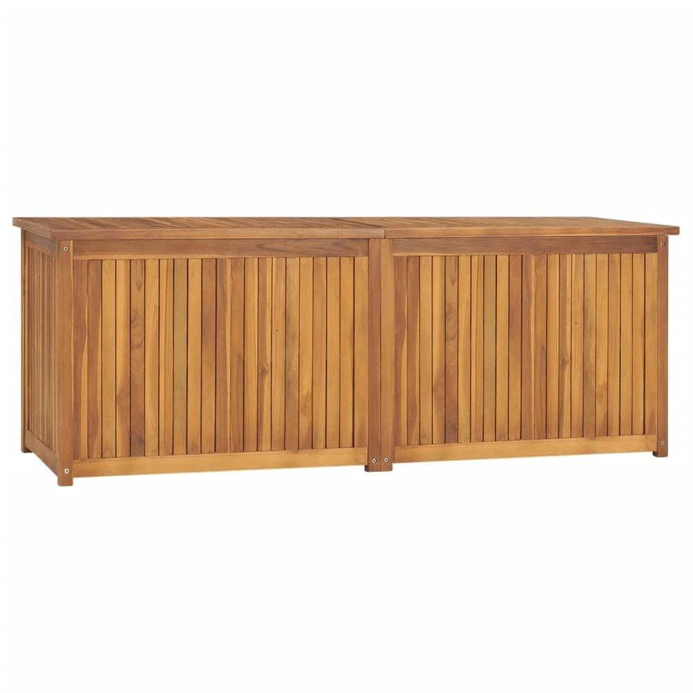 vidaXL Garden Storage Box 120x50x58 cm vidaXL Solid Teak Wood - Uncategorized Garden Storage