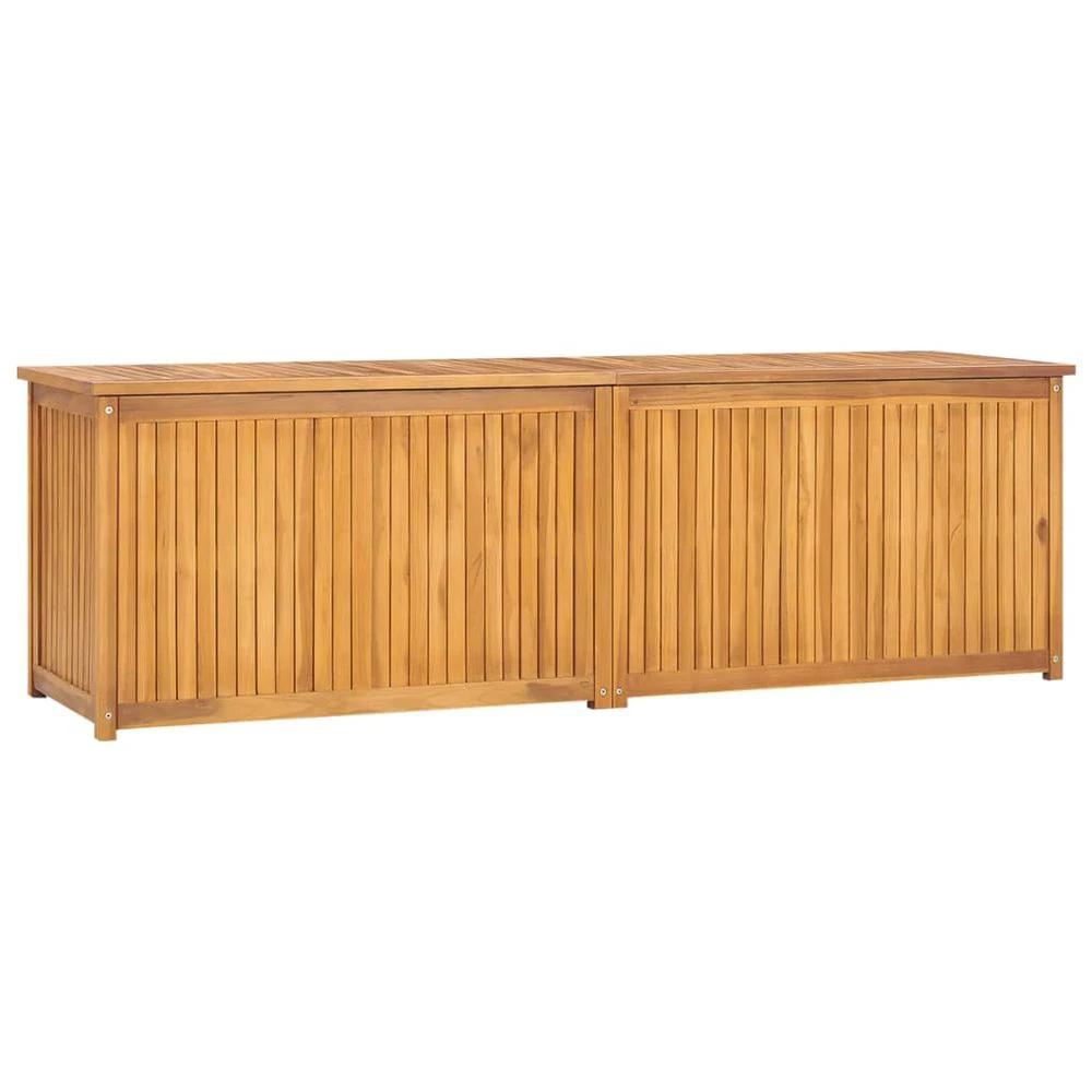 vidaXL Garden Storage Box 120x50x58 cm vidaXL Solid Teak Wood - Uncategorized Garden Storage