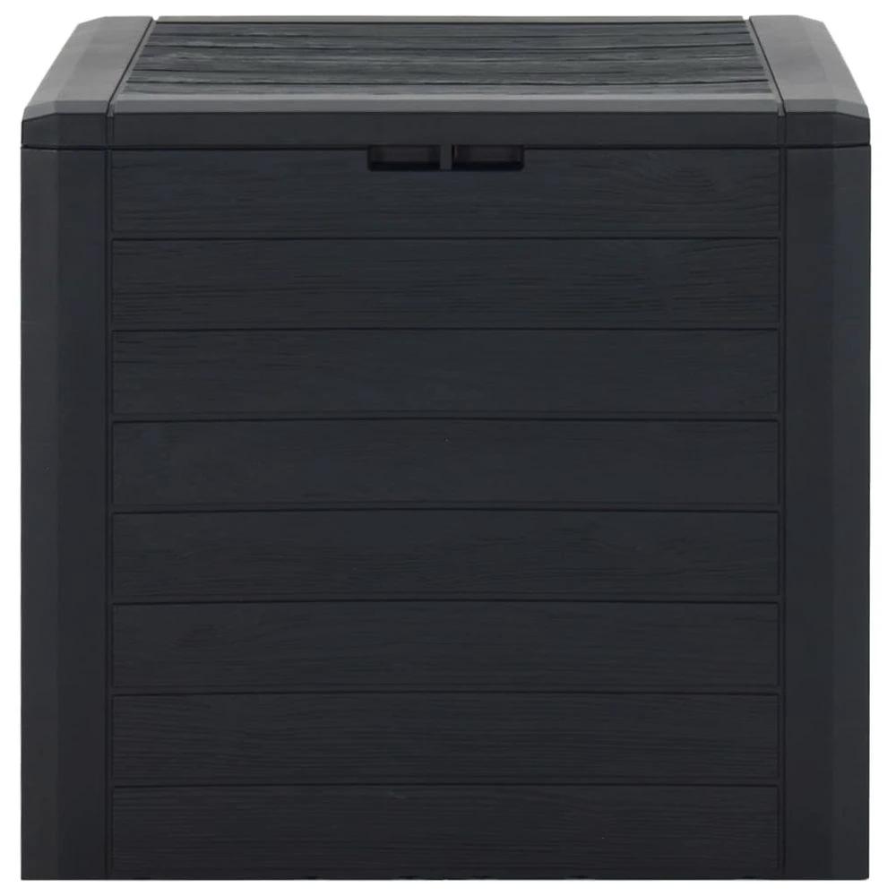 Garden Storage Box Anthracite vidaXL 58.5x46x55 cm Polypropylene by vidaXL