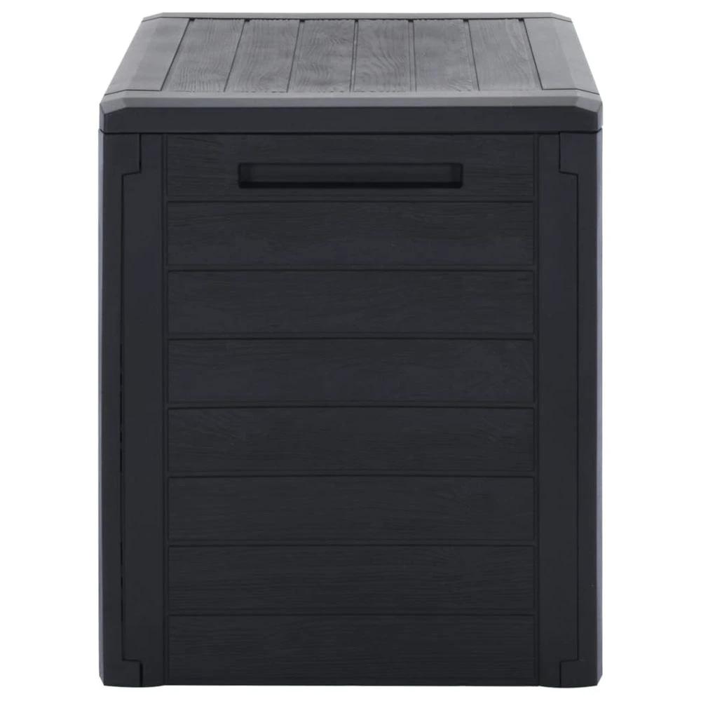 Garden Storage Box Anthracite vidaXL 58.5x46x55 cm Polypropylene by vidaXL
