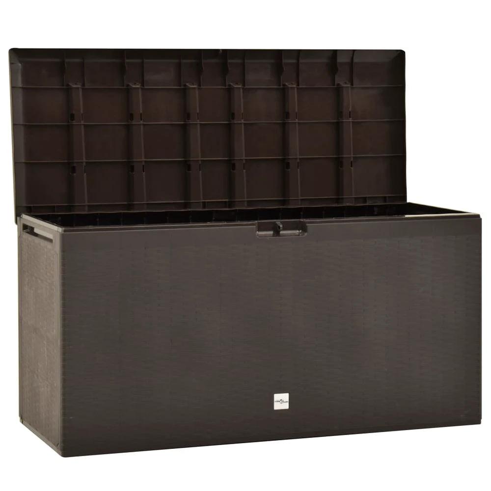 vidaXL Garden Storage Box Brown vidaXL 114x47x60 cm - Uncategorized Garden Storage