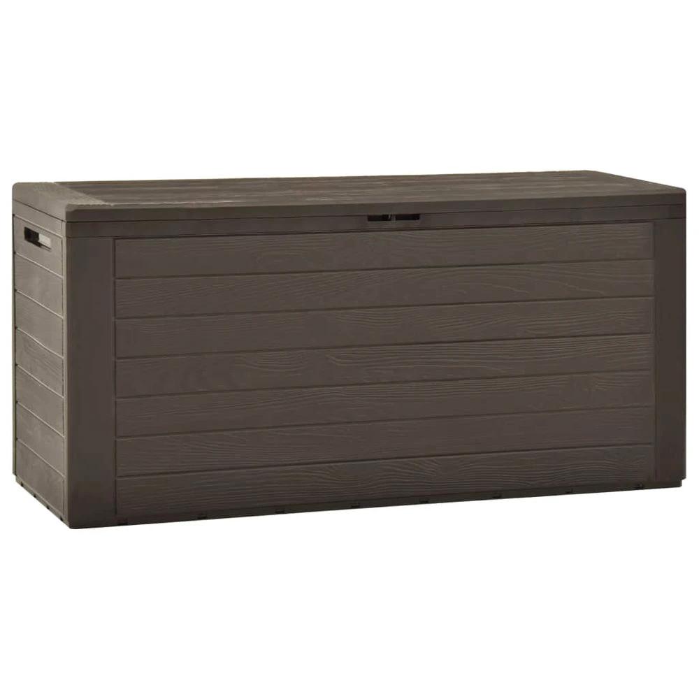 Garden Storage Box Brown vidaXL 116x44x55 cm by vidaXL