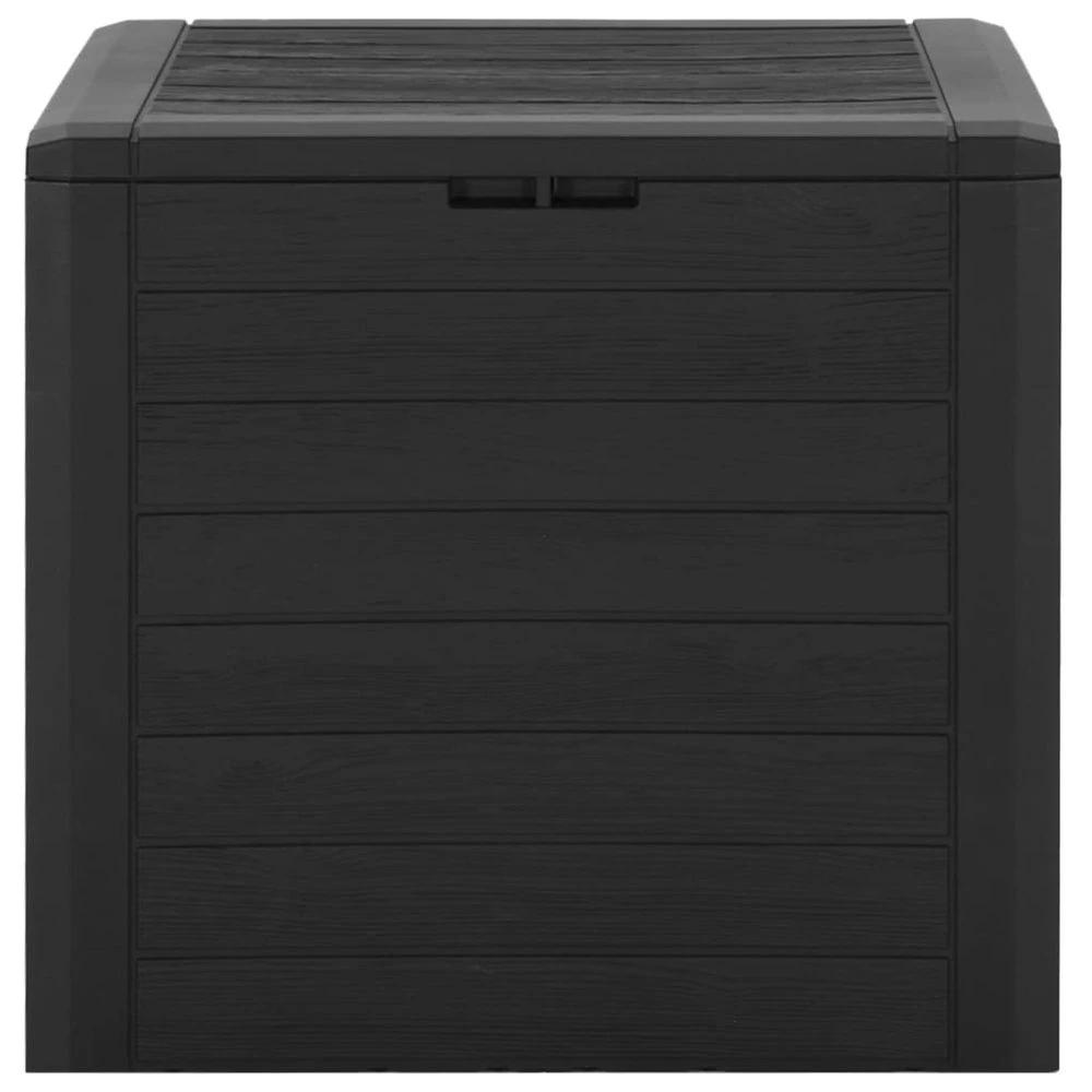 Garden Storage Box Brown vidaXL 58.5x46x55 cm Polypropylene by vidaXL