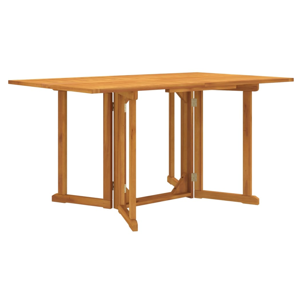 vidaXL Folding Butterfly Garden Table vidaXL 150x90x75 cm Solid Wood Teak - Uncategorized Garden Table