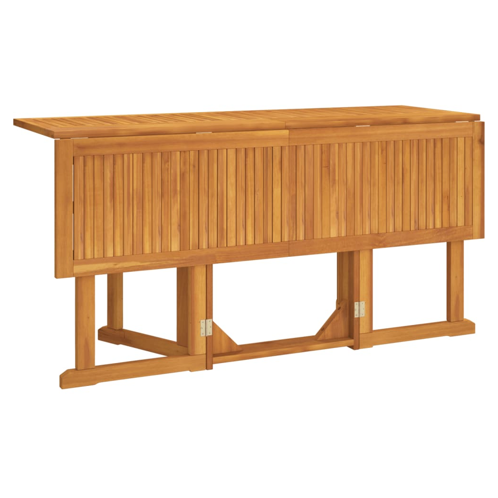 vidaXL Folding Butterfly Garden Table vidaXL 150x90x75 cm Solid Wood Teak - Uncategorized Garden Table