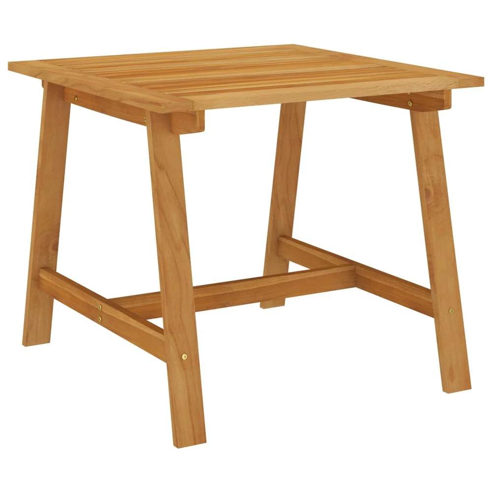 vidaXL Garden Dining Table vidaXL 88x88x74 cm Solid Acacia Wood - Uncategorized Garden Table