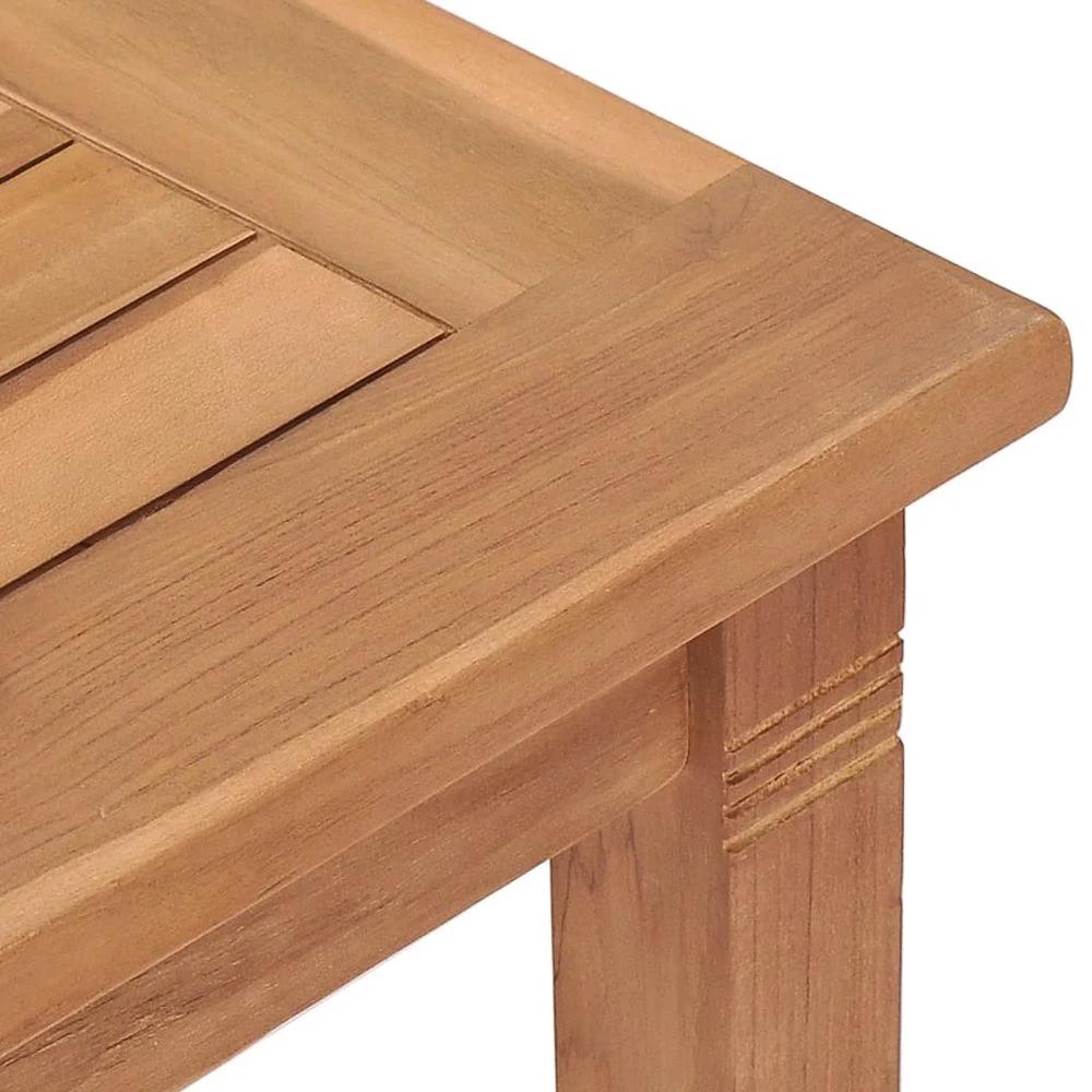 vidaXL Garden Dining Table vidaXL 85x85x75 cm Solid Teak Wood - Uncategorized Garden Table
