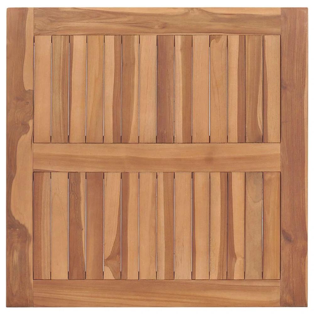 vidaXL Garden Dining Table vidaXL 85x85x75 cm Solid Teak Wood - Uncategorized Garden Table