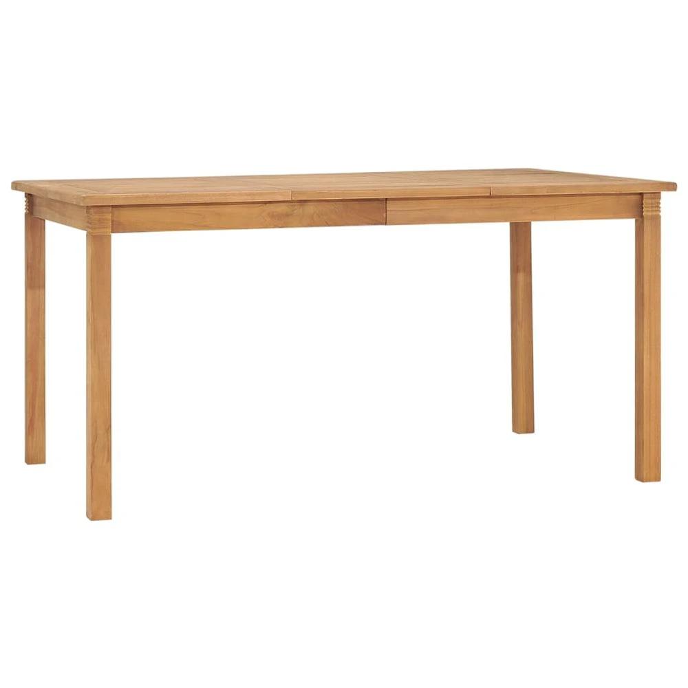vidaXL Garden Dining Table vidaXL 85x85x75 cm Solid Teak Wood - Uncategorized Garden Table