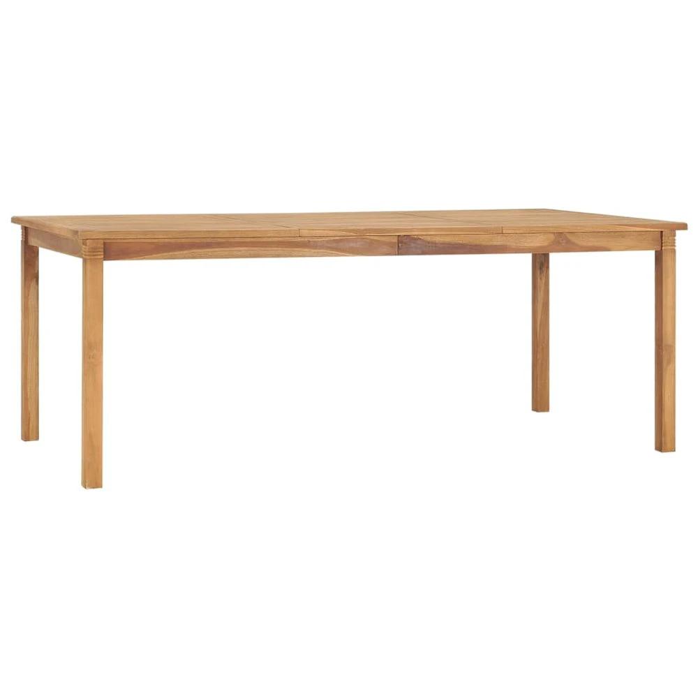 vidaXL Garden Dining Table vidaXL 85x85x75 cm Solid Teak Wood - Uncategorized Garden Table