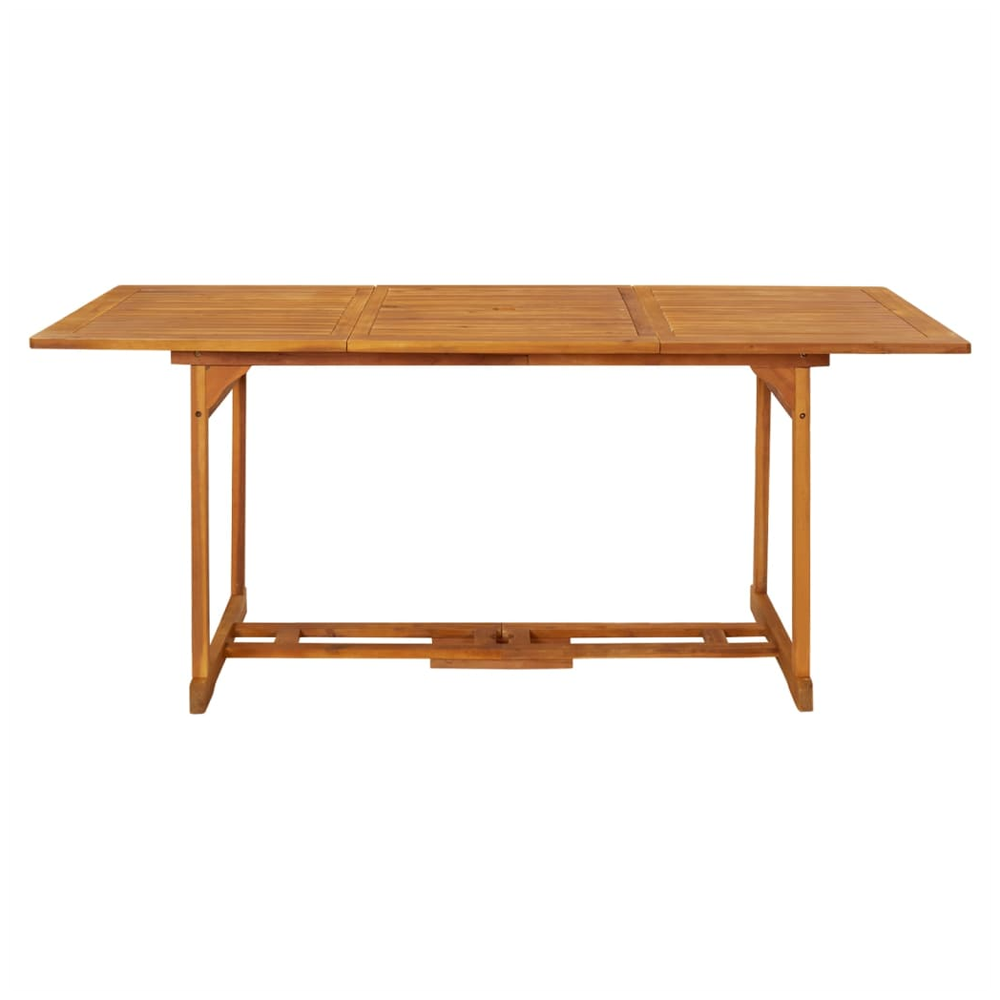 vidaXL Garden Dining Table vidaXL 180x90x75 cm Solid Acacia Wood - Uncategorized Garden Table