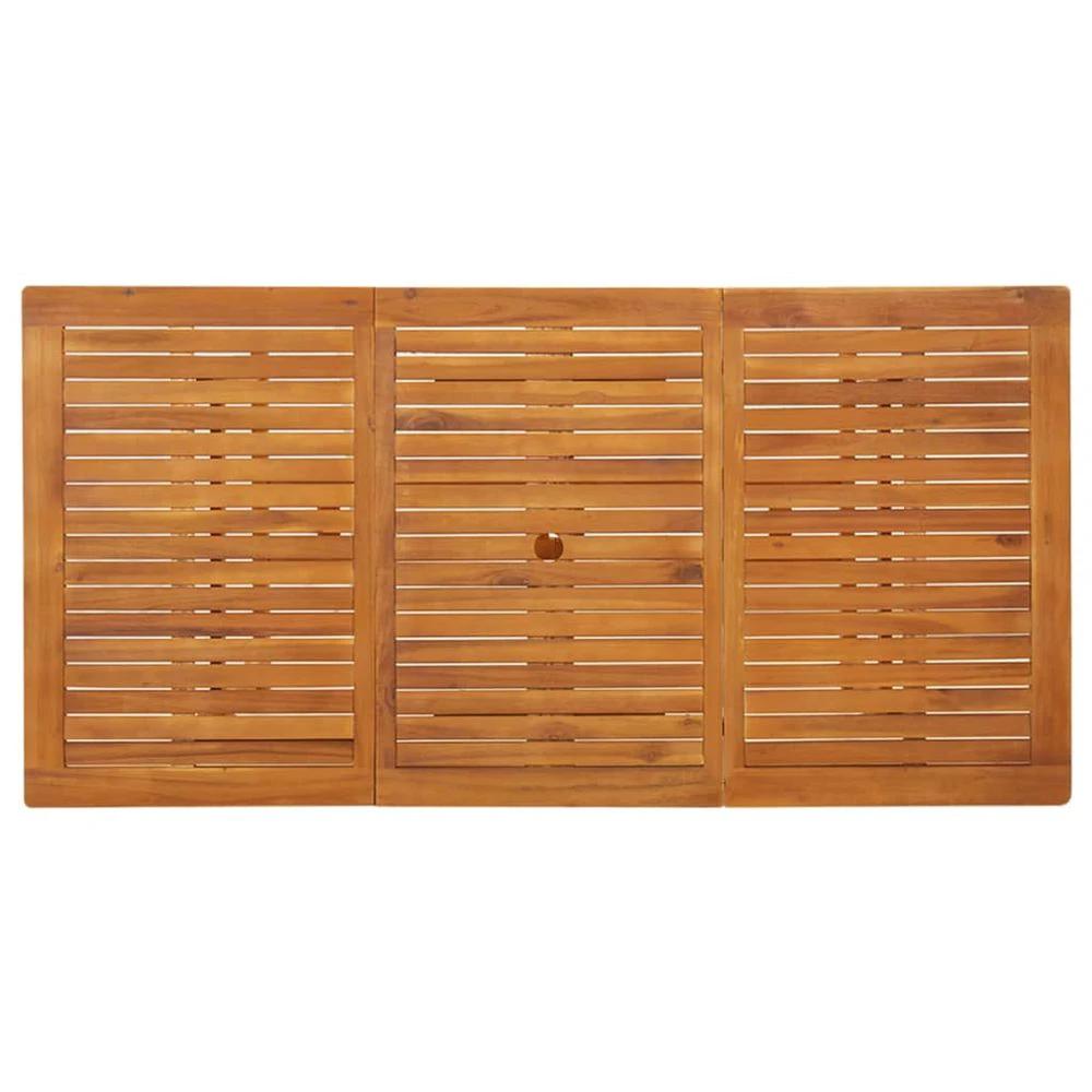 vidaXL Garden Dining Table vidaXL 180x90x75 cm Solid Acacia Wood - Uncategorized Garden Table