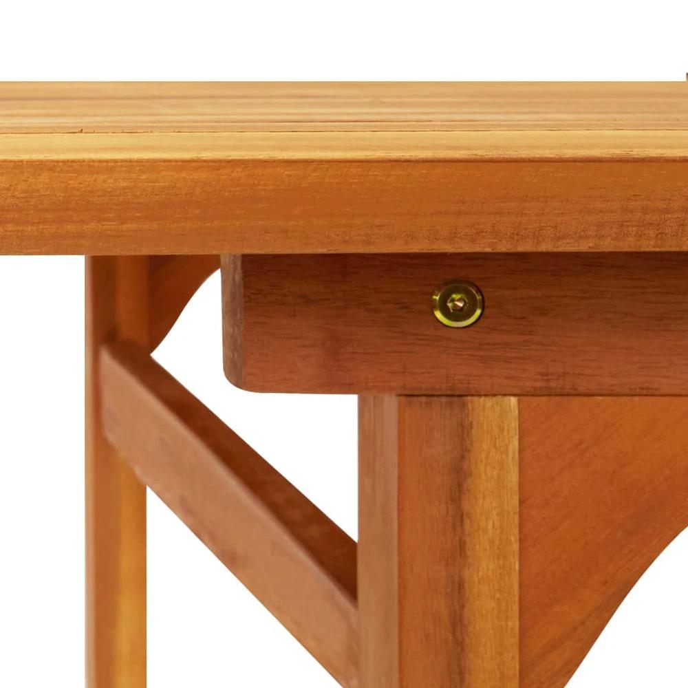 vidaXL Garden Dining Table vidaXL 180x90x75 cm Solid Acacia Wood - Uncategorized Garden Table