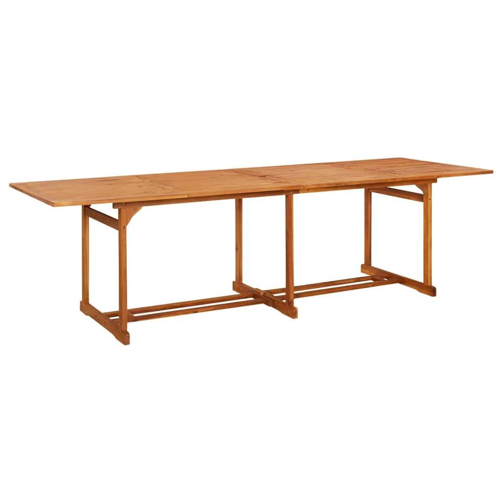 vidaXL Garden Dining Table vidaXL 180x90x75 cm Solid Acacia Wood - Uncategorized Garden Table
