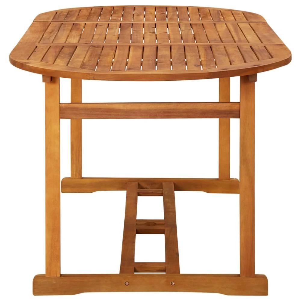 vidaXL Garden Dining Table vidaXL 180x90x75 cm Solid Acacia Wood - Uncategorized Garden Table