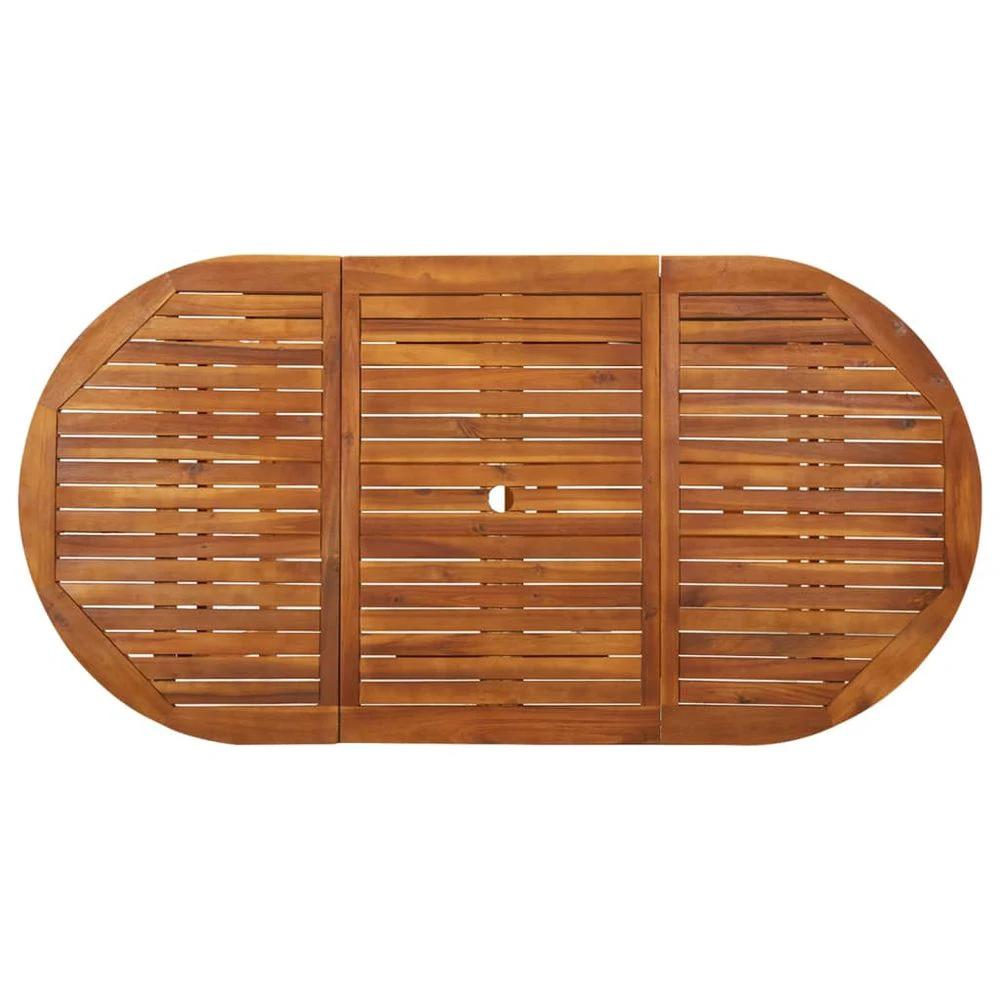 vidaXL Garden Dining Table vidaXL 180x90x75 cm Solid Acacia Wood - Uncategorized Garden Table