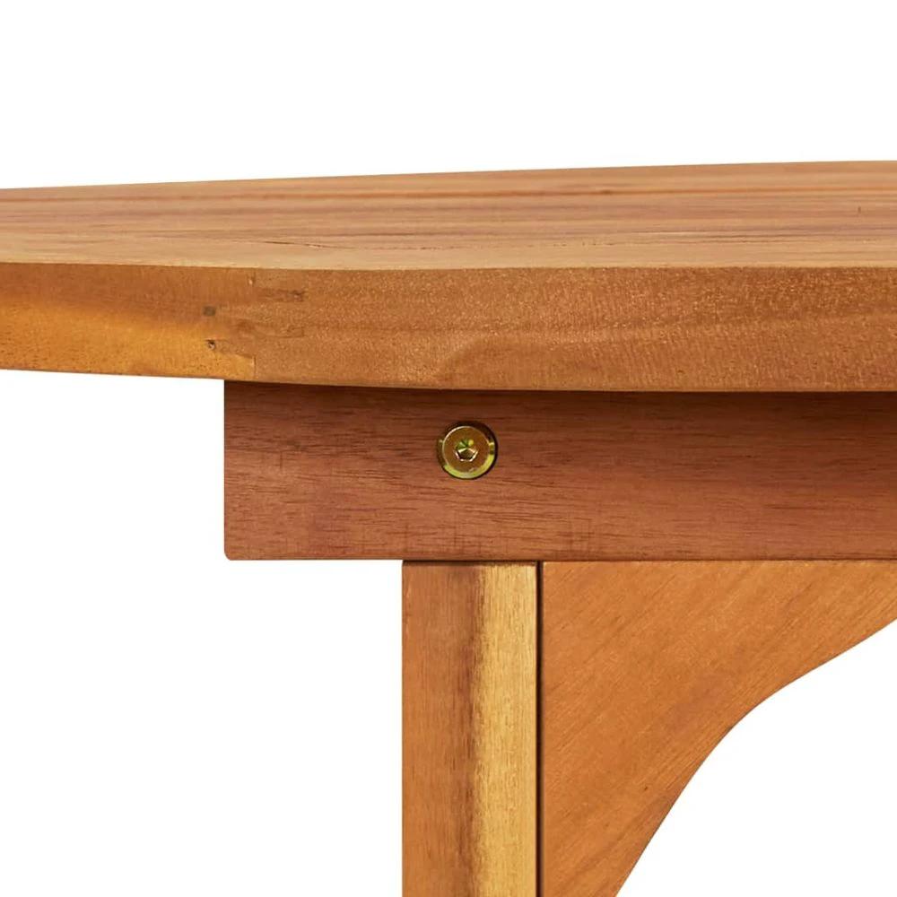 vidaXL Garden Dining Table vidaXL 180x90x75 cm Solid Acacia Wood - Uncategorized Garden Table