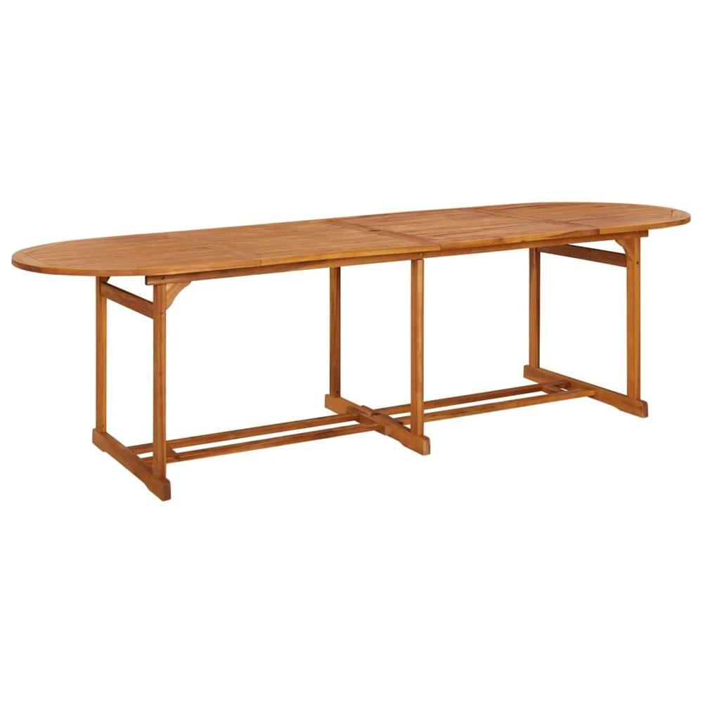 vidaXL Garden Dining Table vidaXL 180x90x75 cm Solid Acacia Wood - Uncategorized Garden Table