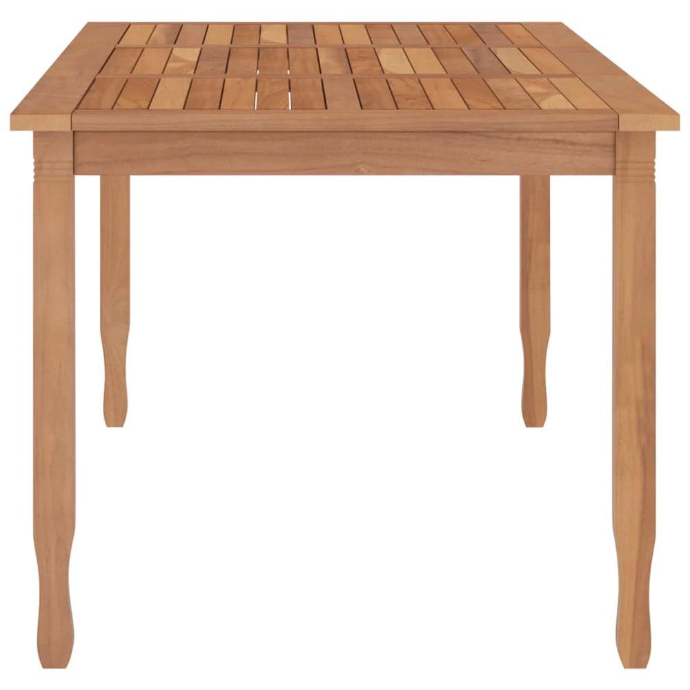 Garden Dining Table vidaXL 200x90x75 cm Solid Wood Teak by vidaXL