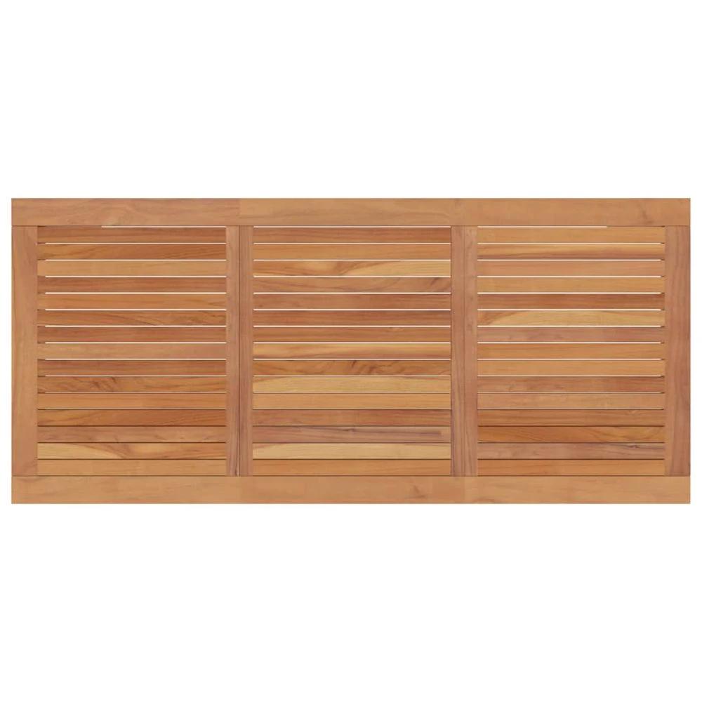 Garden Dining Table vidaXL 200x90x75 cm Solid Wood Teak by vidaXL