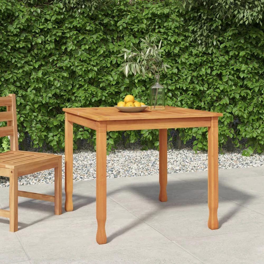 Garden Dining Table vidaXL 200x90x75 cm Solid Wood Teak by vidaXL