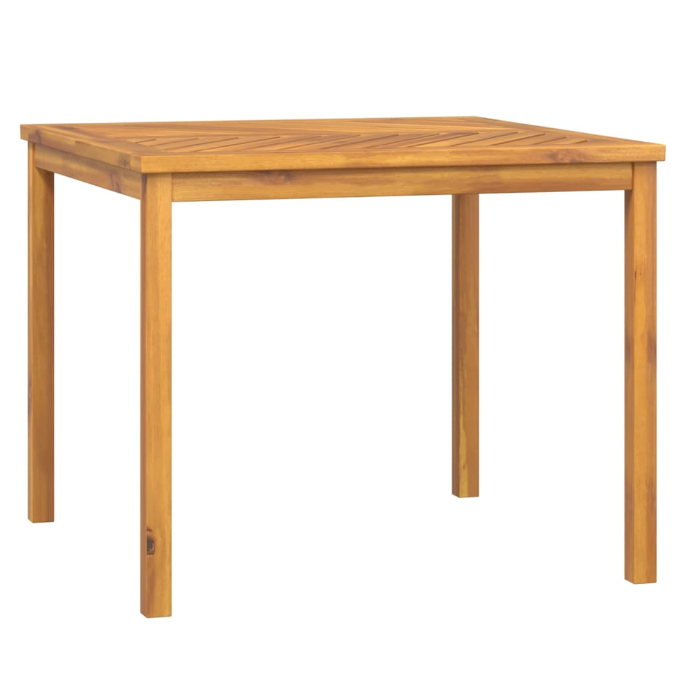vidaXL Garden Dining Table vidaXL 90x90x74 cm Solid Wood Acacia - Uncategorized Garden Table