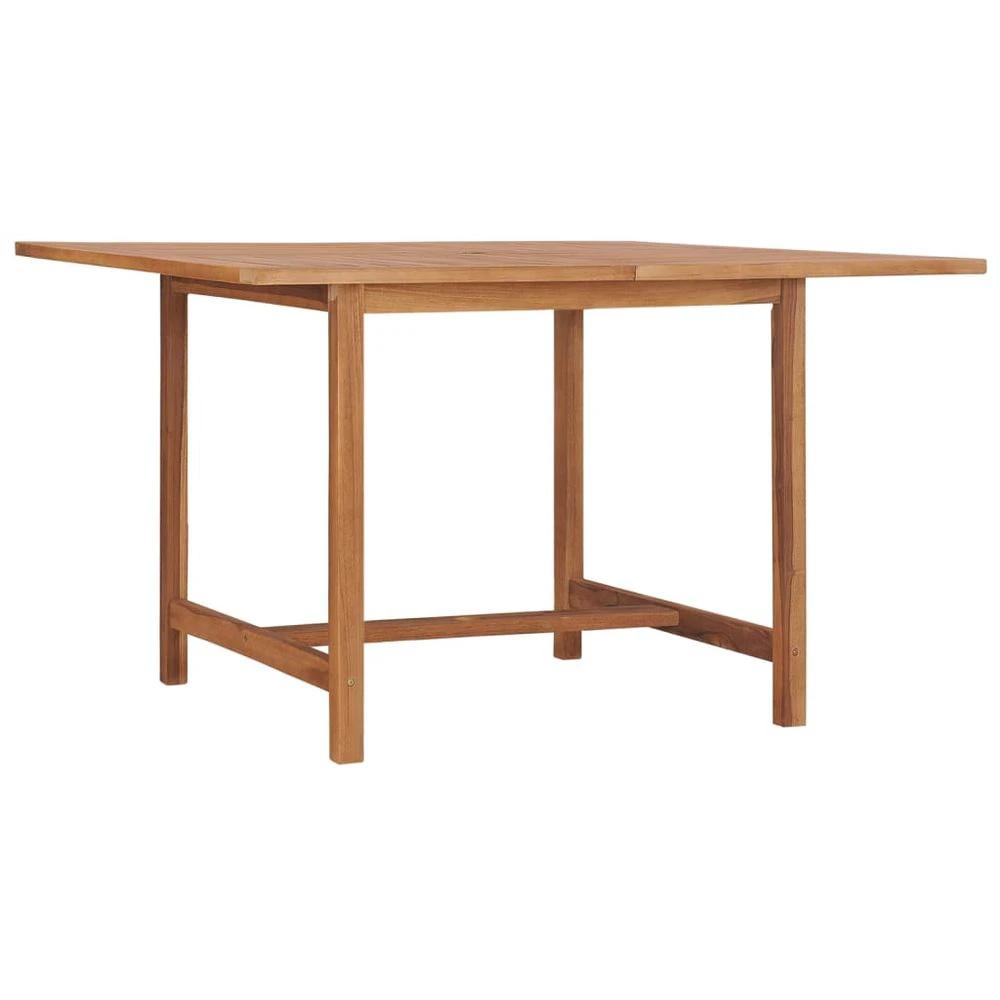vidaXL Garden Dining Table vidaXL 110x110x75 cm Solid Wood Teak - Uncategorized Garden Table
