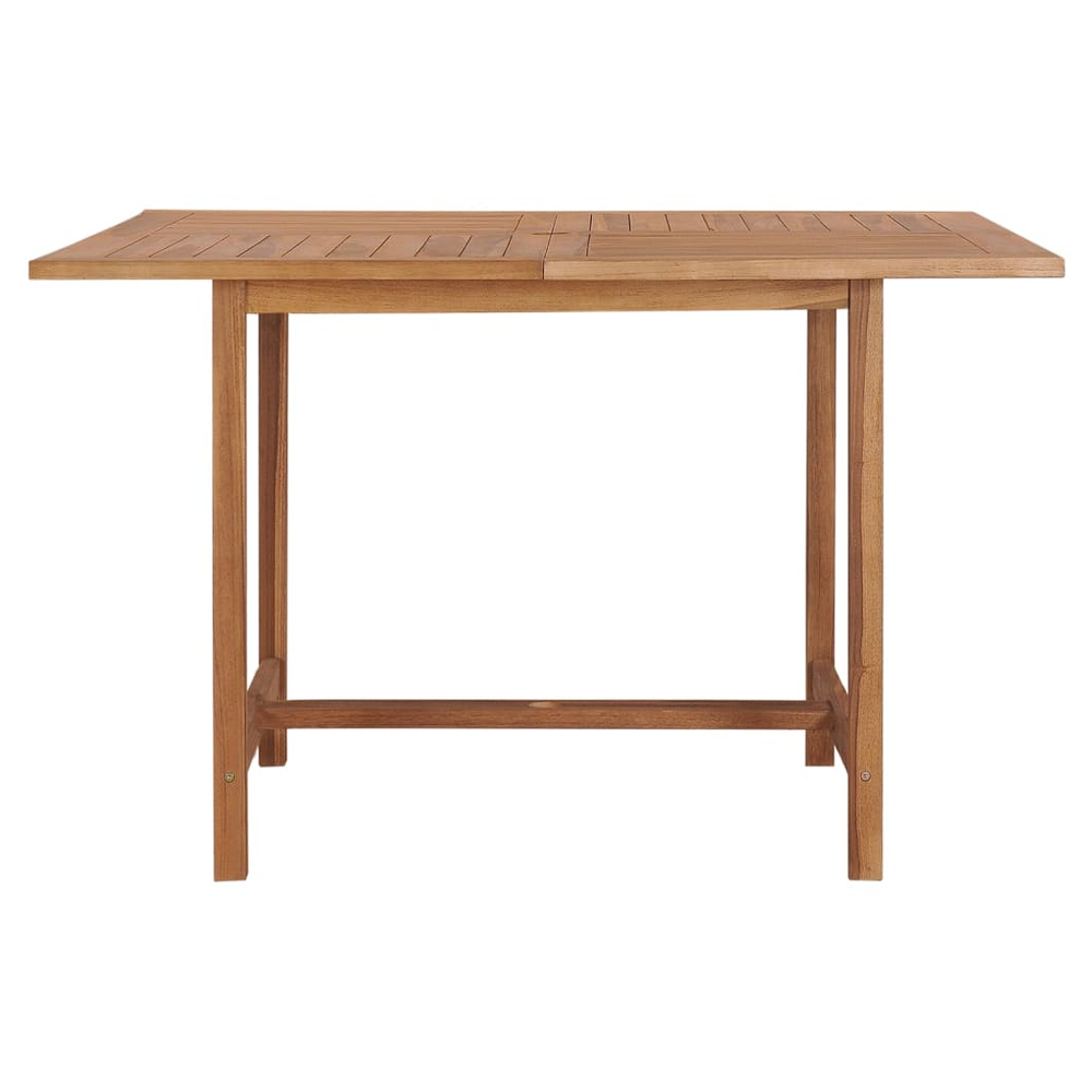 vidaXL Garden Dining Table vidaXL 110x110x75 cm Solid Wood Teak - Uncategorized Garden Table