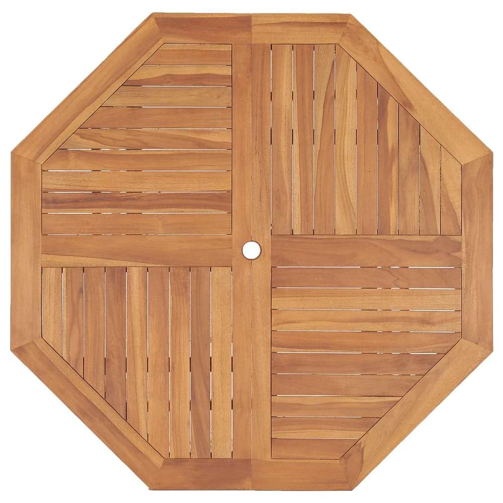 Garden Dining Table vidaXL 110x110x75 cm Solid Wood Teak by vidaXL