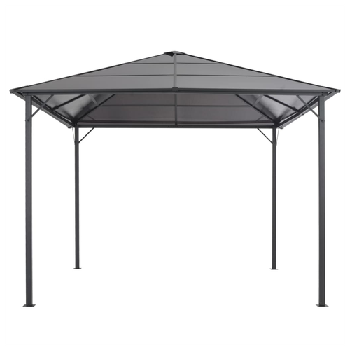 vidaXL Gazebo with Roof Aluminium 3x3 m Black by vidaXL