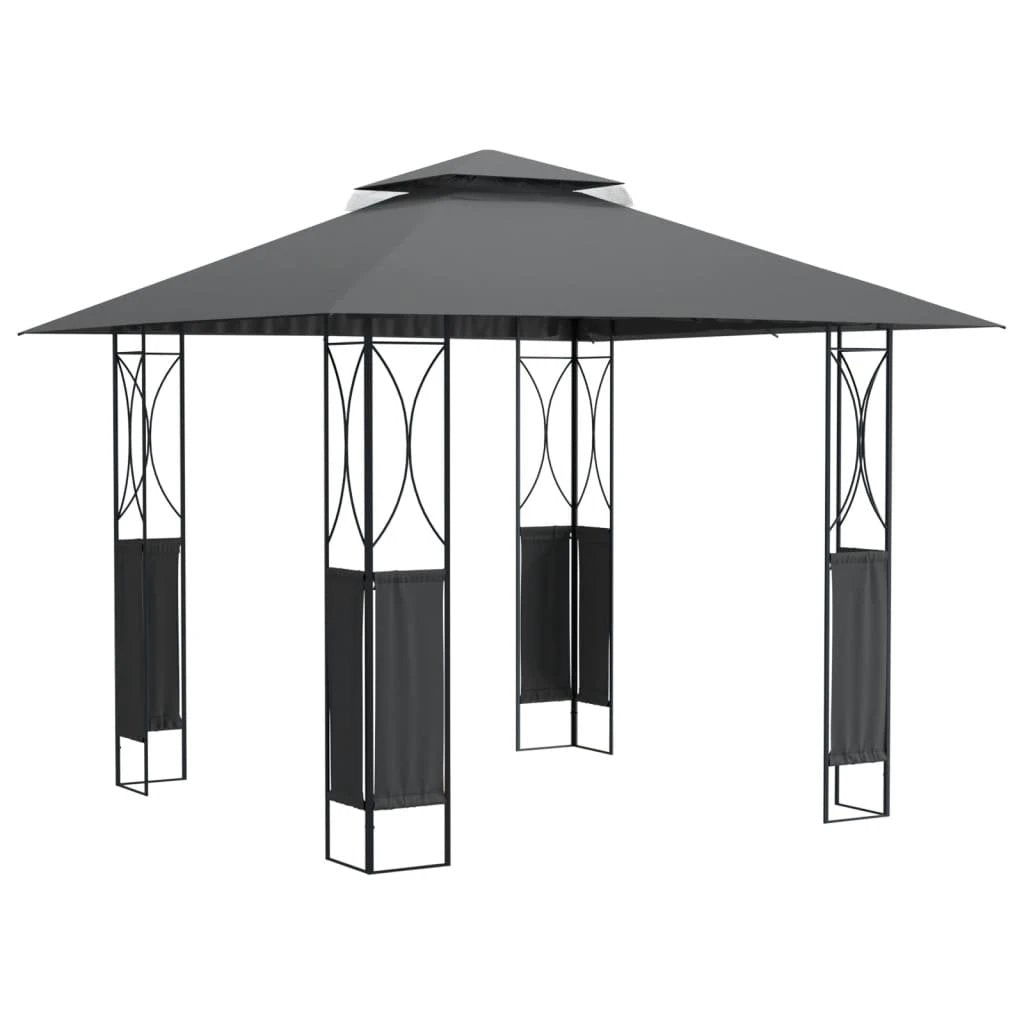 vidaXL Gazebo with Roof Anthracite 300x300x270 cm Steel by vidaXL