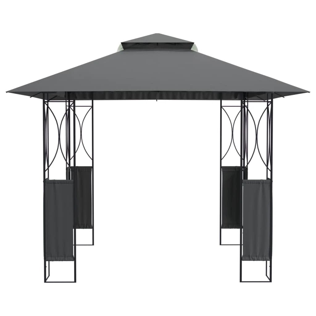 vidaXL Gazebo with Roof Anthracite 300x300x270 cm Steel by vidaXL