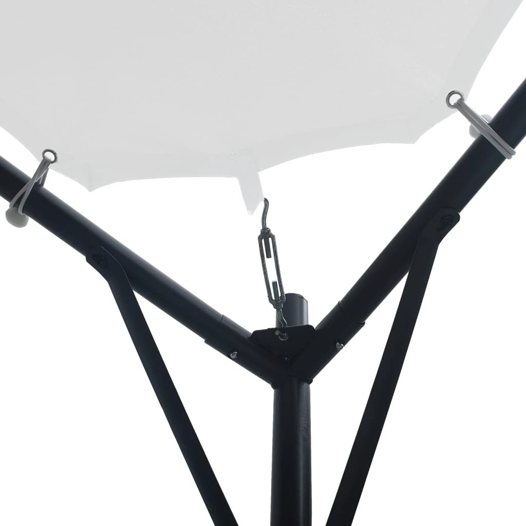 vidaXL Gazebo Pavilion Tent Canopy 3x3 m Steel Anthracite by vidaXL