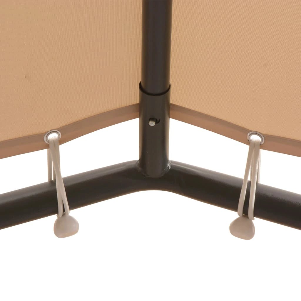 vidaXL vidaXL Gazebo Pavilion Tent Canopy 3x3 m Steel Anthracite - Gazebos