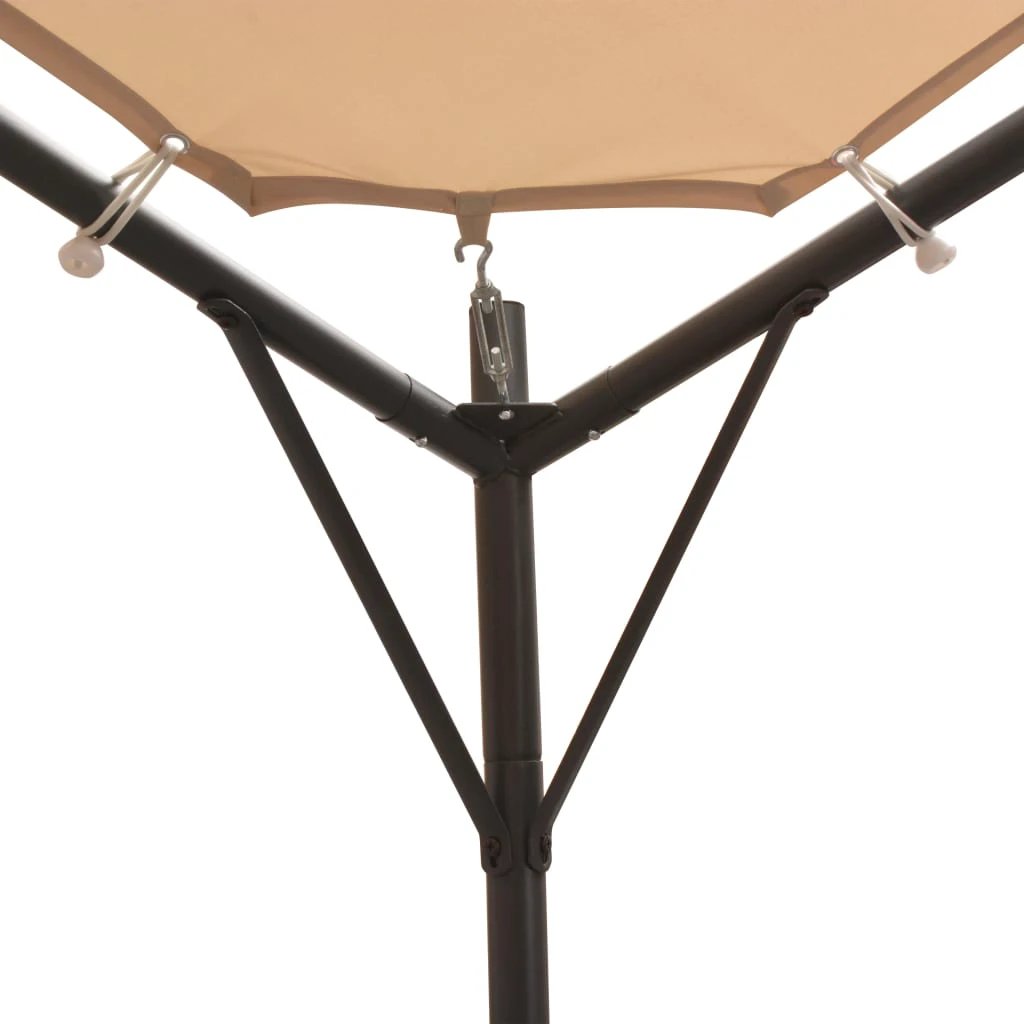 vidaXL Gazebo Pavilion Tent Canopy 3x3 m Steel Anthracite by vidaXL