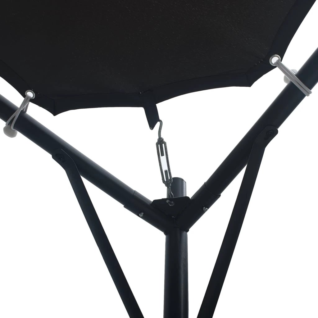 vidaXL vidaXL Gazebo Pavilion Tent Canopy 3x3 m Steel Anthracite - Gazebos