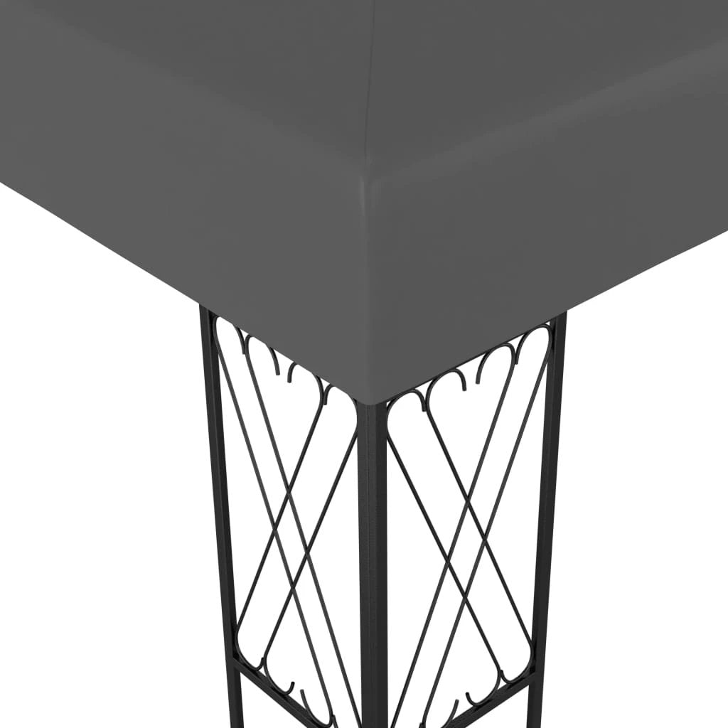 vidaXL Gazebo 3x3 m Cream Fabric - Gazebos