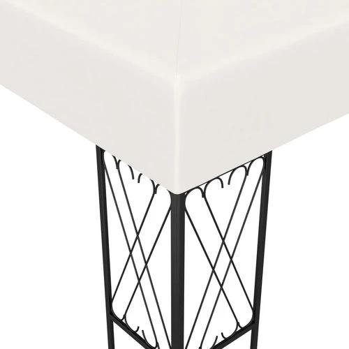 vidaXL Gazebo 3x3 m Cream Fabric - Gazebos