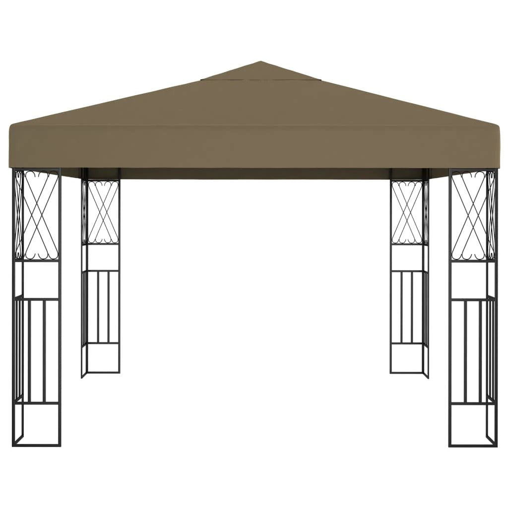 vidaXL Gazebo 3x3 m Cream Fabric by vidaXL