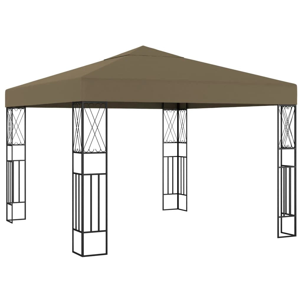 vidaXL Gazebo 3x3 m Cream Fabric by vidaXL