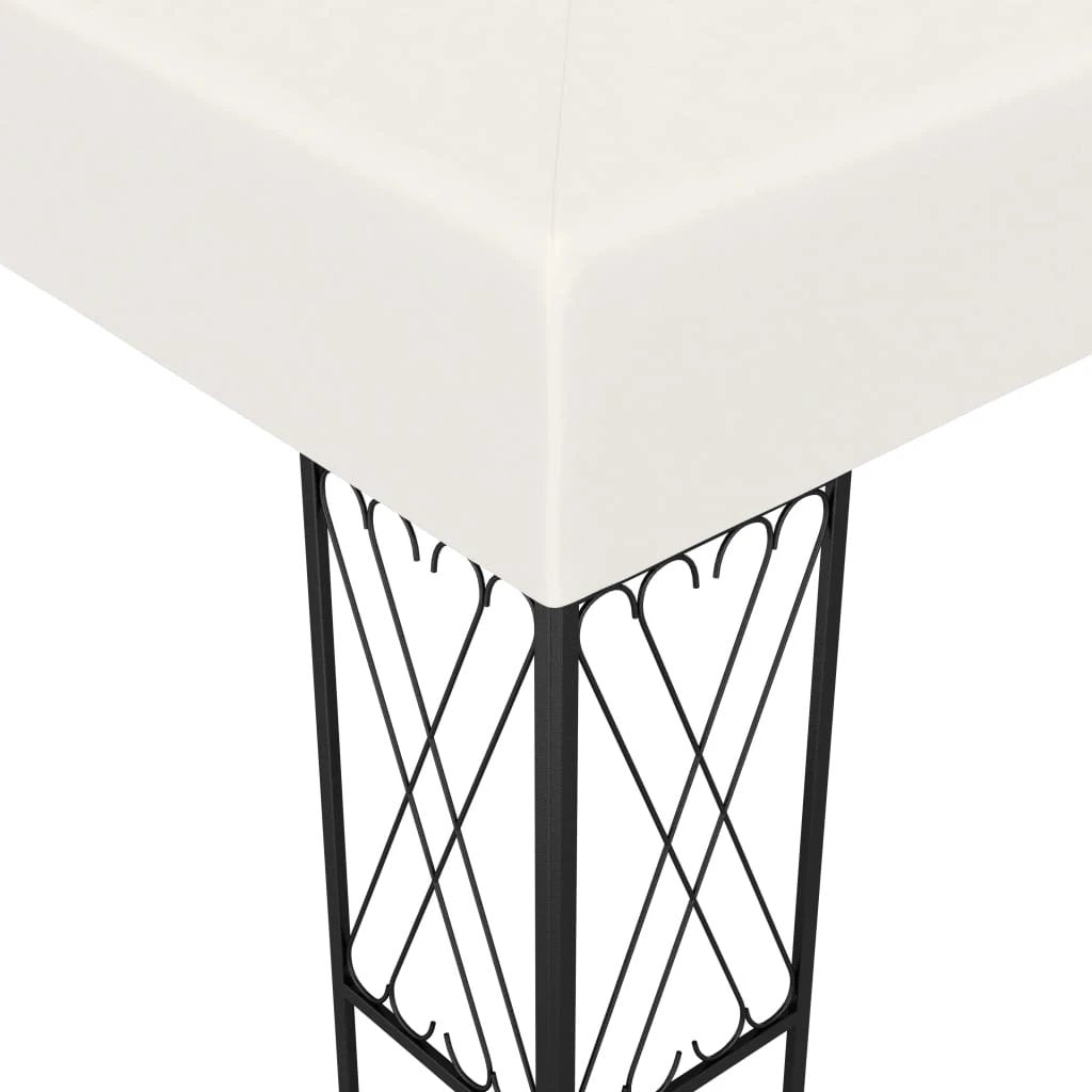 vidaXL Gazebo 3x3 m Cream Fabric - Gazebos