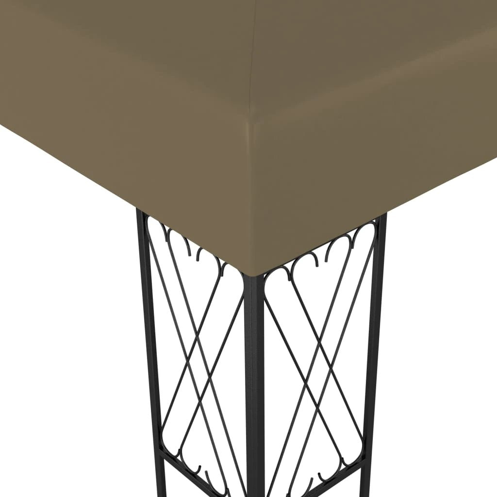 vidaXL Gazebo 3x3 m Cream Fabric by vidaXL
