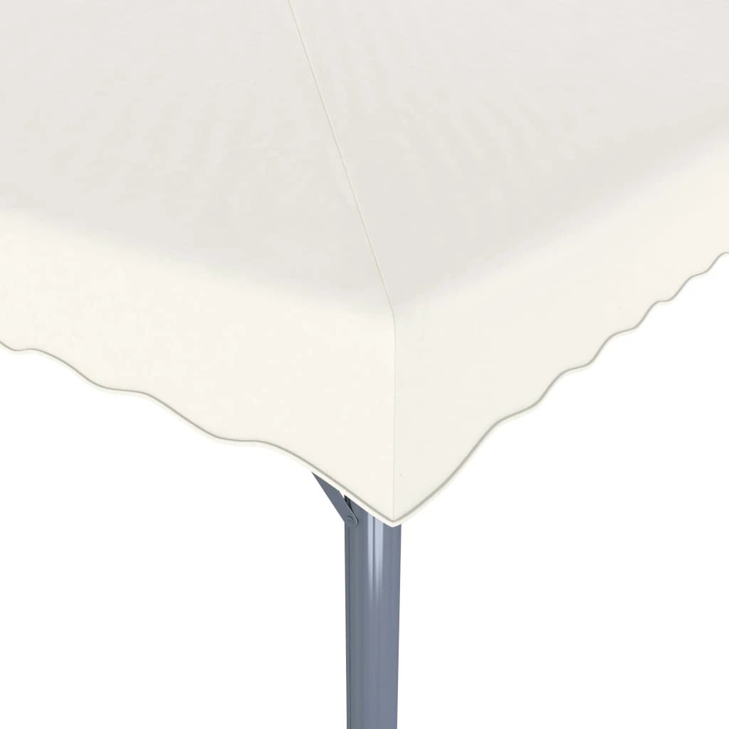 vidaXL Gazebo with LED String Lights 300x300 cm Cream Aluminium by vidaXL