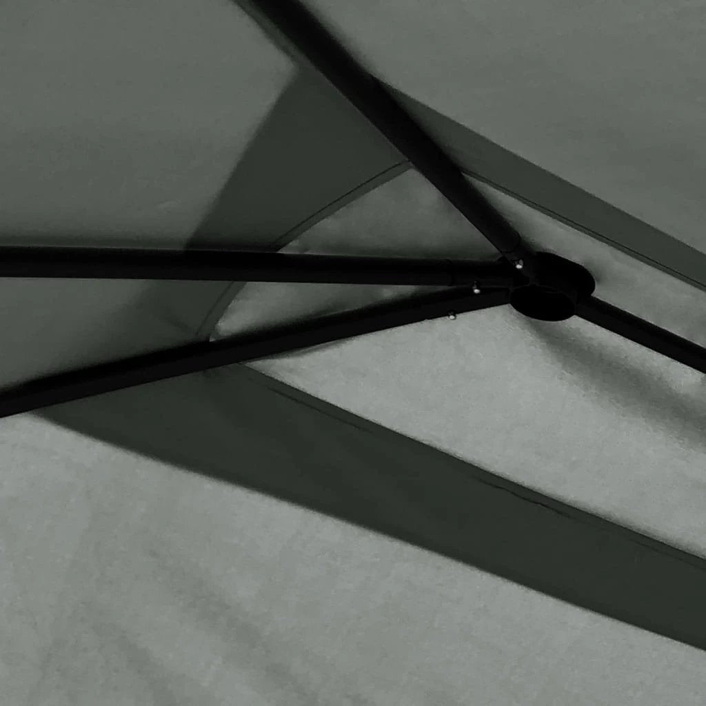 vidaXL Gazebo 3x3x2.6 m Anthracite 160 g/m² by vidaXL