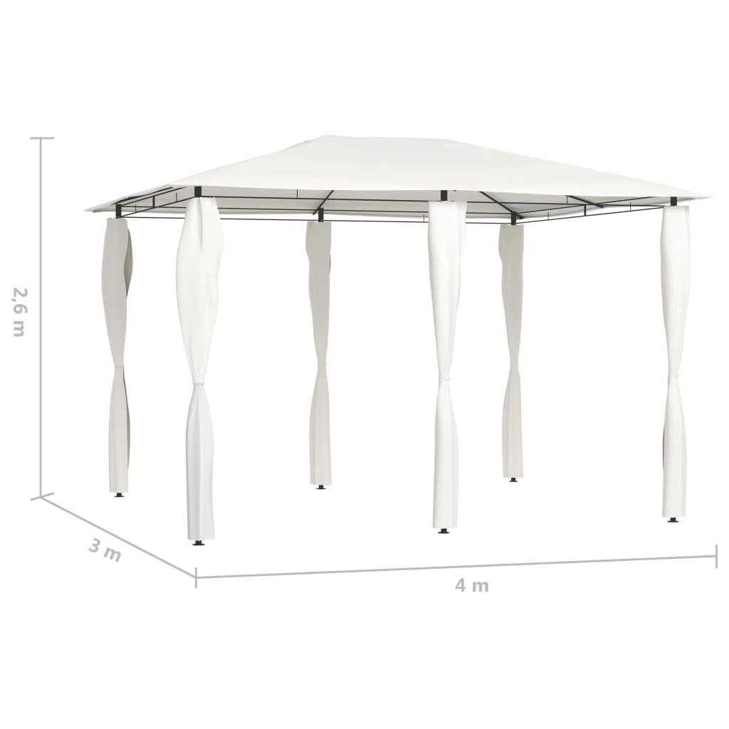 vidaXL vidaXL Gazebo 3x3x2.6 m Anthracite 160 g/m² - Gazebos